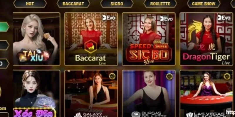 Giới thiệu sảnh Live Casino Sin88